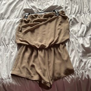 Naked zebra romper with shorts